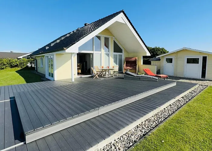 Ferienhaus Sealect-hus 5 Direkt An Der Nordsee Nahe St. Peter Ording - Mit Sauna, Whirlpool Und Kamin
