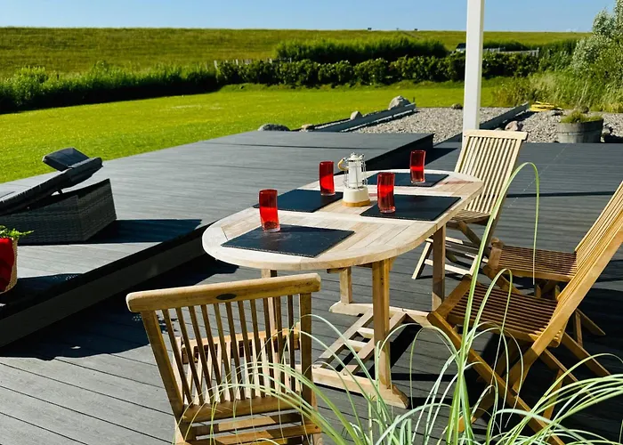Sealect-hus 5 Direkt An Der Nordsee Nahe St. Peter Ording - Mit Sauna, Whirlpool Und Kamin